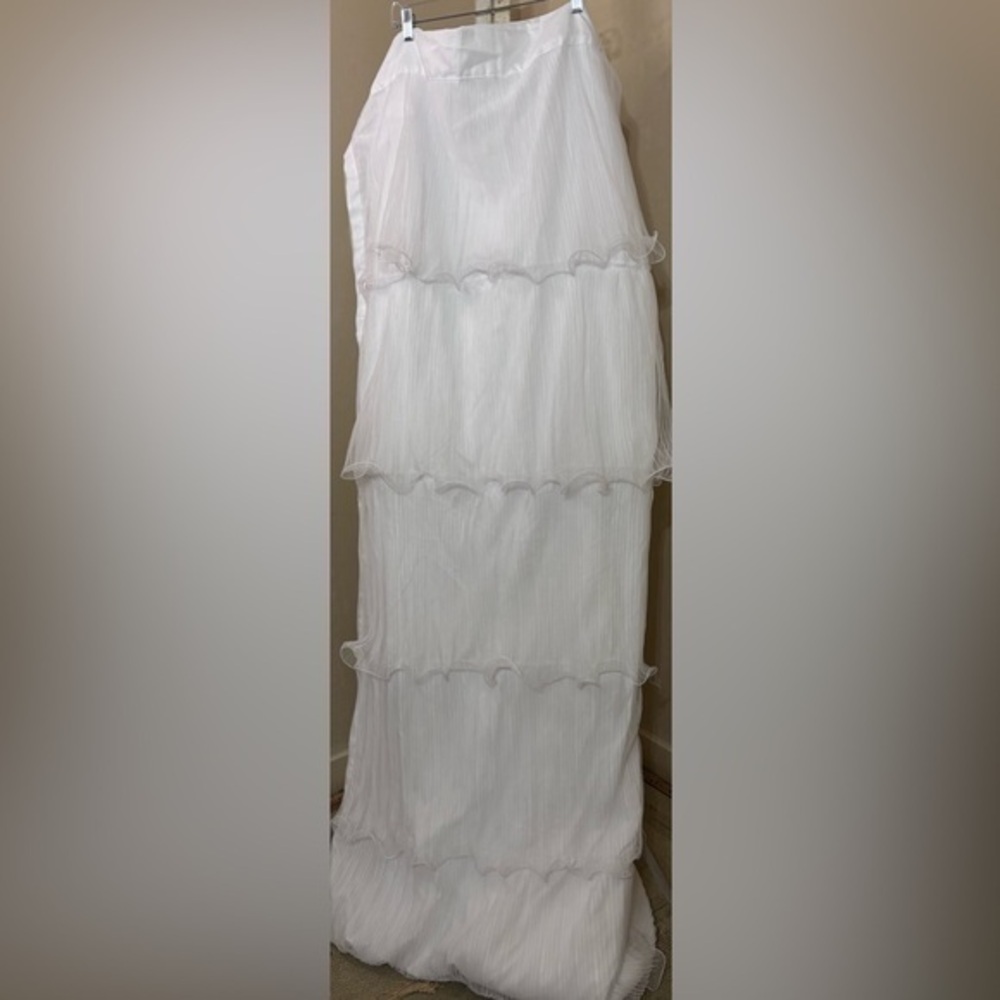 LUSH DECOR 3 Elegant White Tiered Curtain Panels 54”x84”